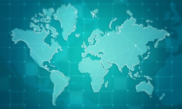 World map business background Premium Photo