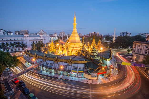 Premium Photo | Yangon the old capital city of myanmar.yangon traffic ...