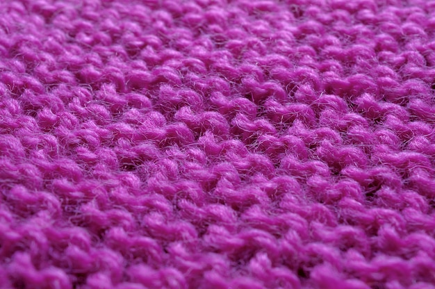 Premium Photo | Yarn texture closeup of red.