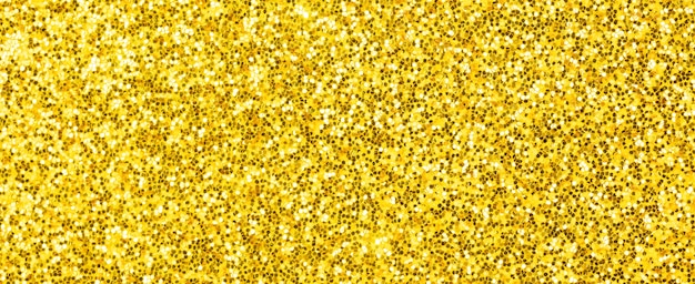 Premium Photo | Yellow glitter texture. banner background. high ...