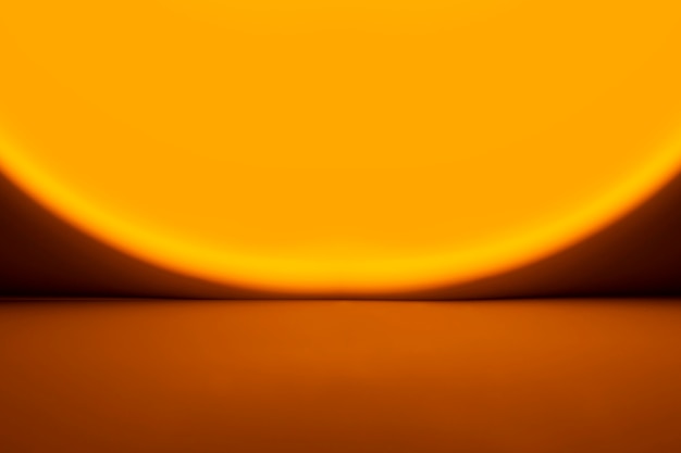 Free Photo | Yellow light background with sunset projector lamp