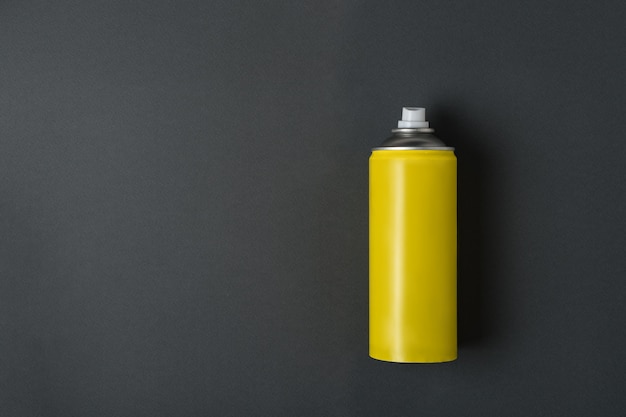 Download Premium Photo Yellow Spray Can For Spray PSD Mockup Templates