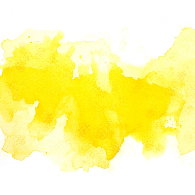 Фон желтый акварель