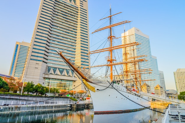 Free Photo | Yokohama, japan - november 24 : nippon maru boat in ...