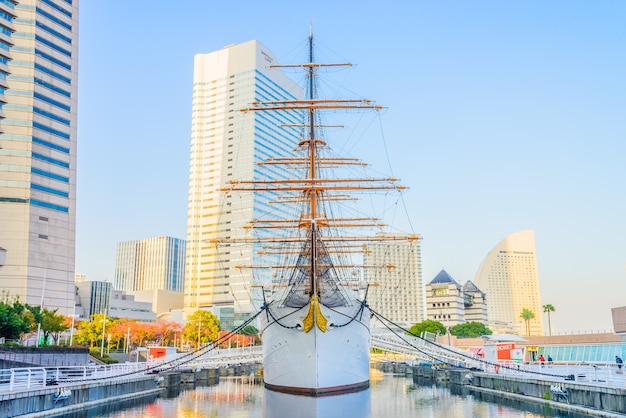 Free Photo | Yokohama, japan - november 24 : nippon maru boat in ...