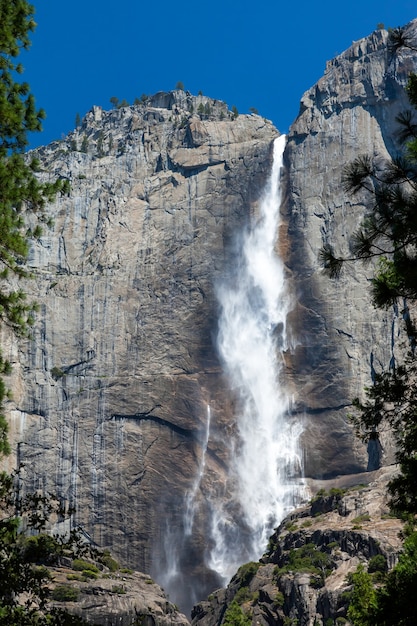 Premium Photo | Yosemite waterfall