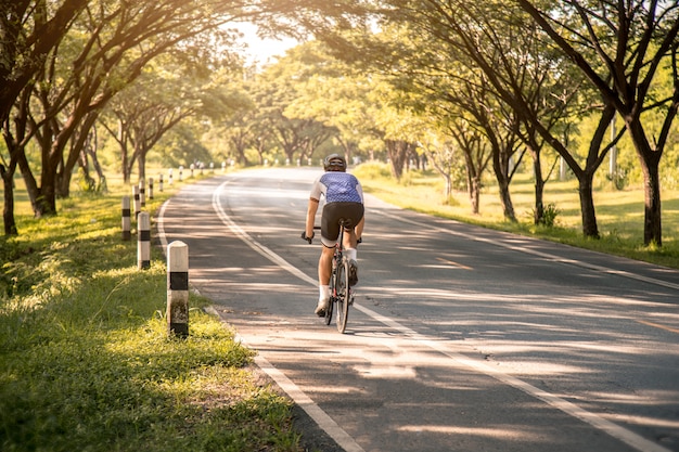 bicycle on road