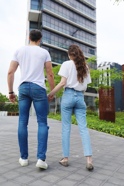 couple dress jeans shirt