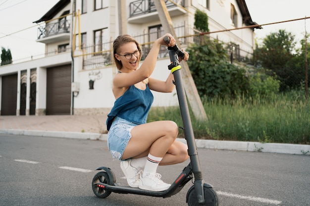 pink electric riding scooters