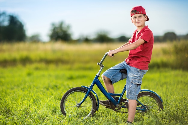 bike with boy