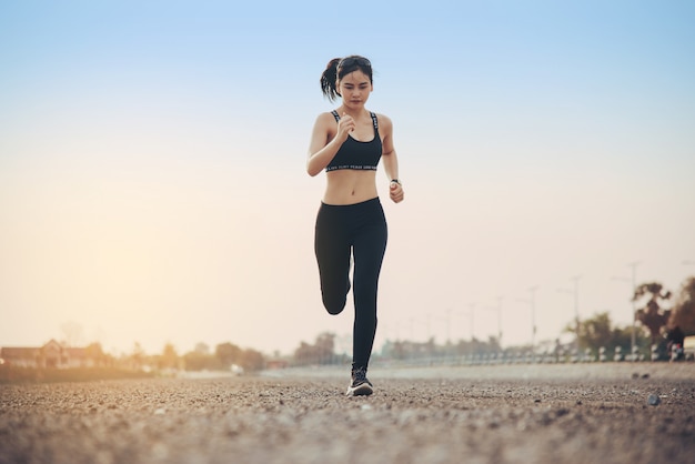 Young fitness woman runner Free Photo
