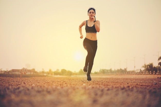 Young fitness woman runner Free Photo