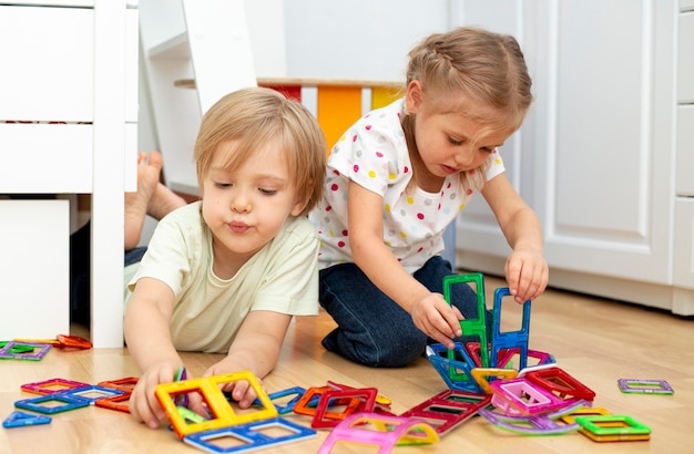 Young Friends Playing Together 