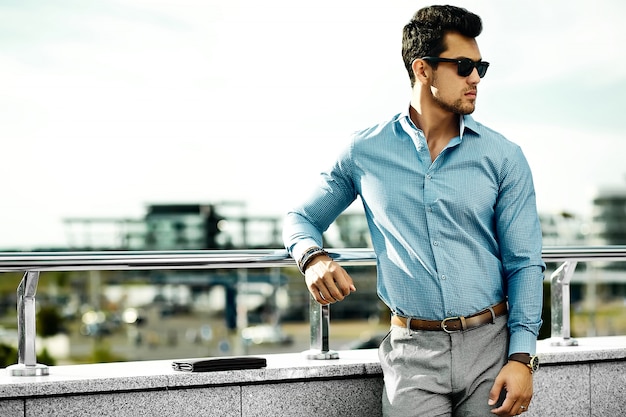 Glasses handsome nylon street
