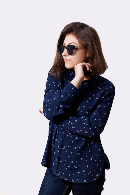 stylish jeans top for ladies