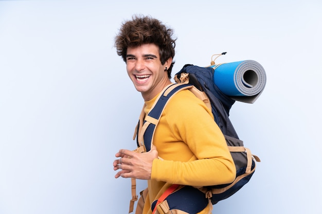 guy with big backpack