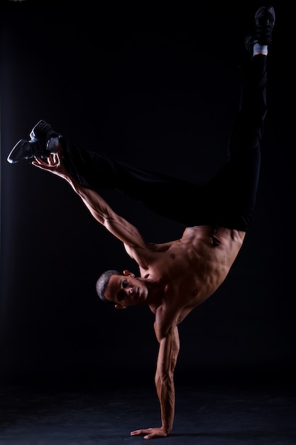 Free Photo | Young and muscular hispanic dancer