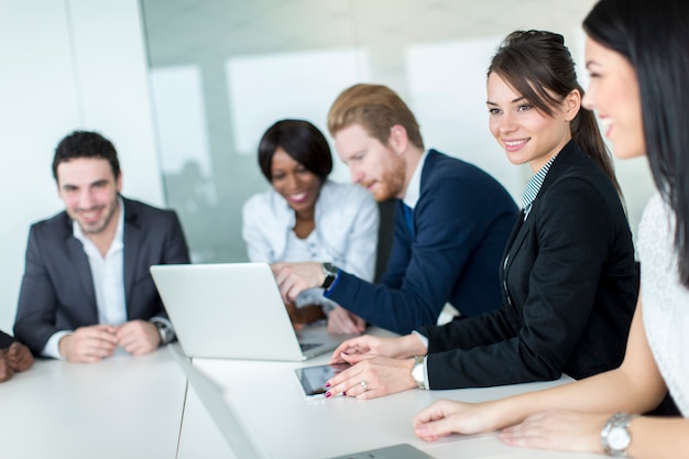 Premium Photo | Young people in the office