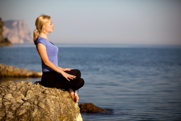 Premium Photo | Young relaxed caucasian woman