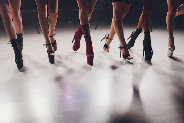 dancing in heels