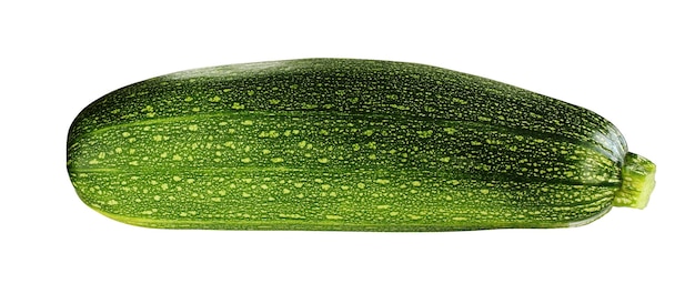 Premium Photo | Zucchini isolated on white background. single green ...