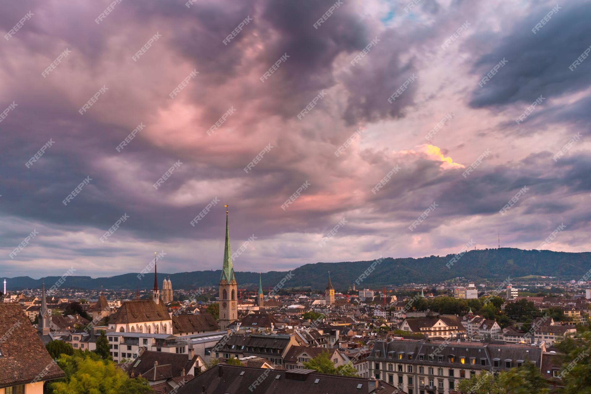 premium-photo-zurich-the-largest-city-in-switzerland