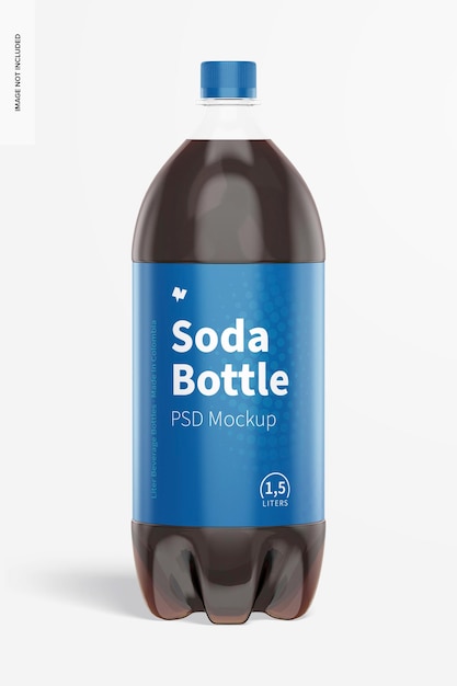 Download Premium Psd 1 5l Soda Bottle Mockup Front View