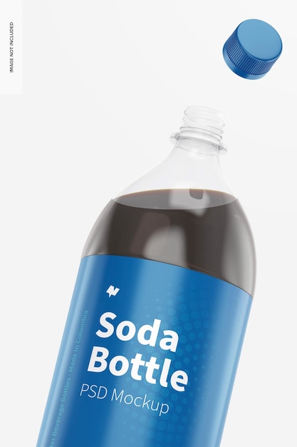 Download Free Psd 1 5l Soda Bottles Mockup Close Up