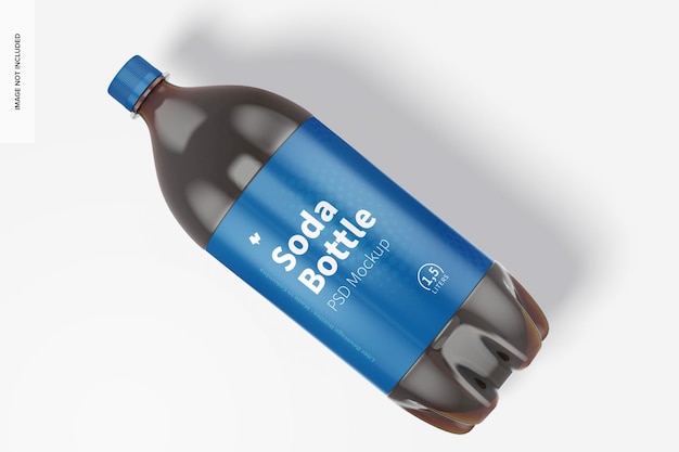 Download Premium Psd 1 5l Soda Bottles Mockup Top View