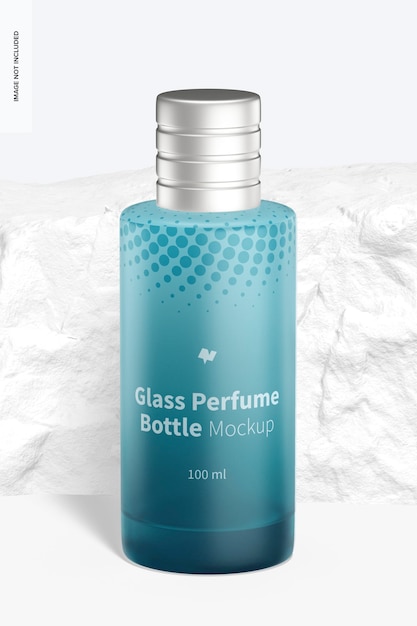 Download Free Psd 100 Ml Glass Perfume Bottle Mockup Front View