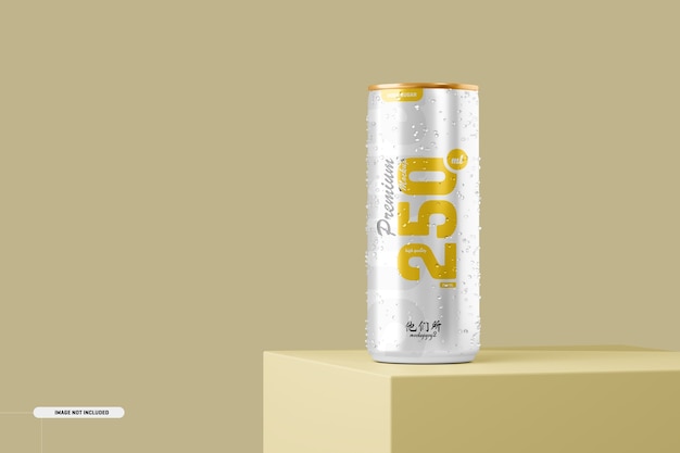 Download Free Psd 250ml Soda Can Mockup