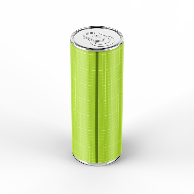 355ml energy drink can mockup | Premium PSD File