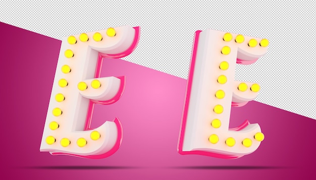 premium-psd-3d-alphabet-letter-with-light-bulbs