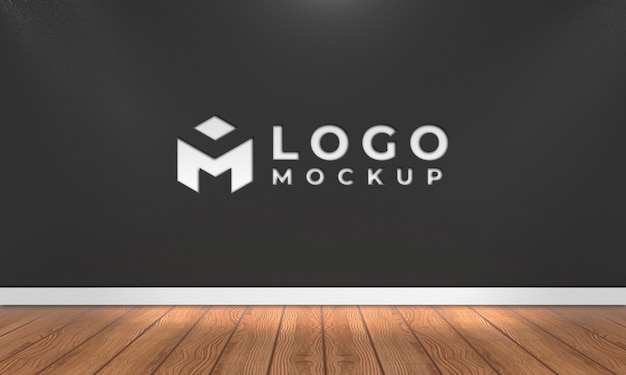 Download Logo Design 3d Wall Logo Mockup Free PSD - Free PSD Mockup Templates
