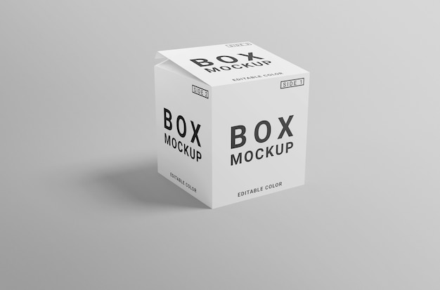 Download Premium PSD | 3d box mockup