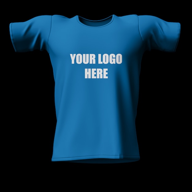 Download Free PSD | 3d editable mock up of t-shirt front