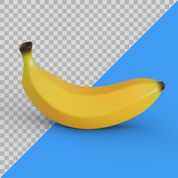 Premium Psd 3d Stylized Delicious Banana