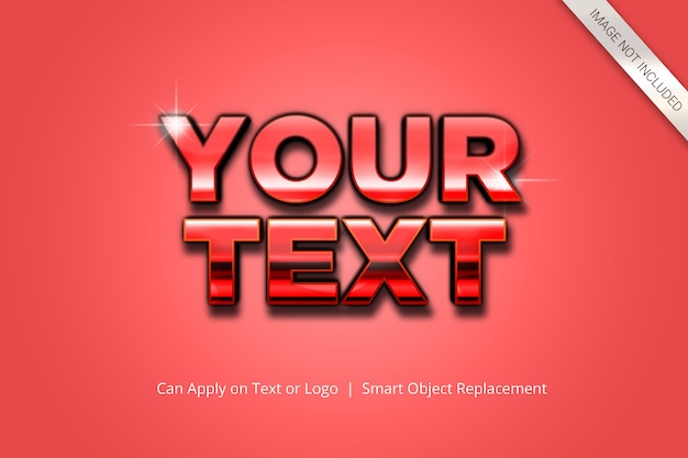 Download 3d text effect style | Premium PSD File
