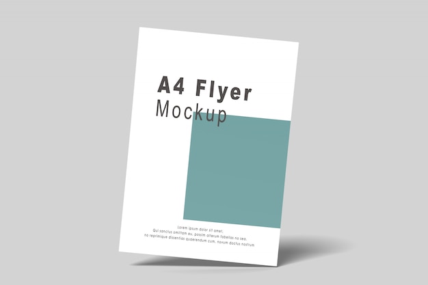 Download A4 / a5 flyer mockup | Premium PSD File PSD Mockup Templates