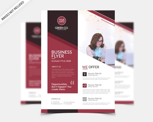 Download Premium Psd A4 Business Flyer Template PSD Mockup Templates