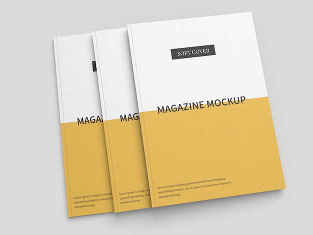 Download A4 magazine mockup | Premium PSD File