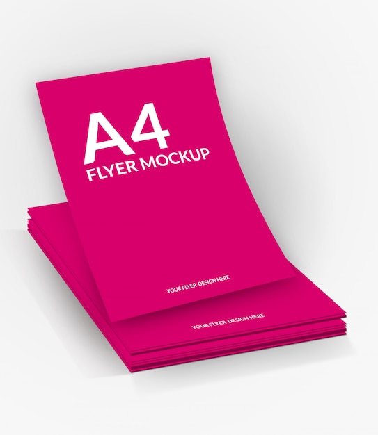 Download A4 size mockup | Premium PSD File PSD Mockup Templates