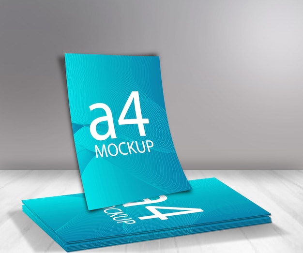 Download A4 size mockup | Premium PSD File