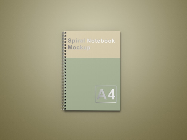 Download A4 spiral notebook mockup | Premium PSD File