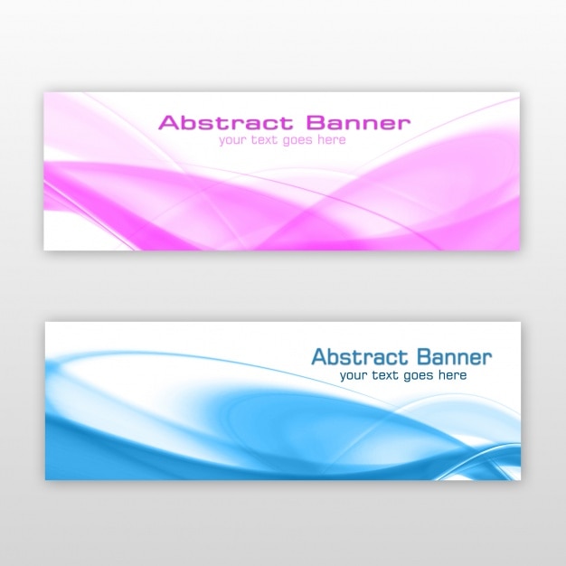 Free PSD  Abstract banners  design 