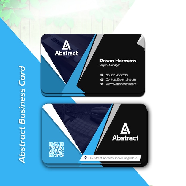 Download Abstract business card mockup PSD file | Premium Download