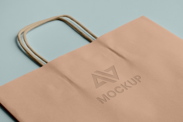 Download Free PSD | Abstract mock-up logo on shopping bag