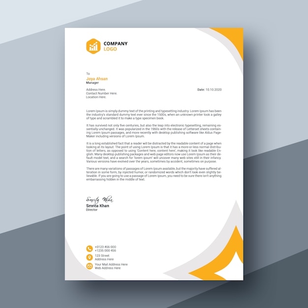 Download Free Abstract Modern Business Letterhead Template Premium Psd File Use our free logo maker to create a logo and build your brand. Put your logo on business cards, promotional products, or your website for brand visibility.