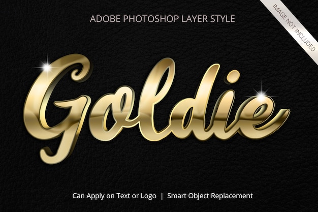 Adobe photoshop layer style text effect Premium Psd