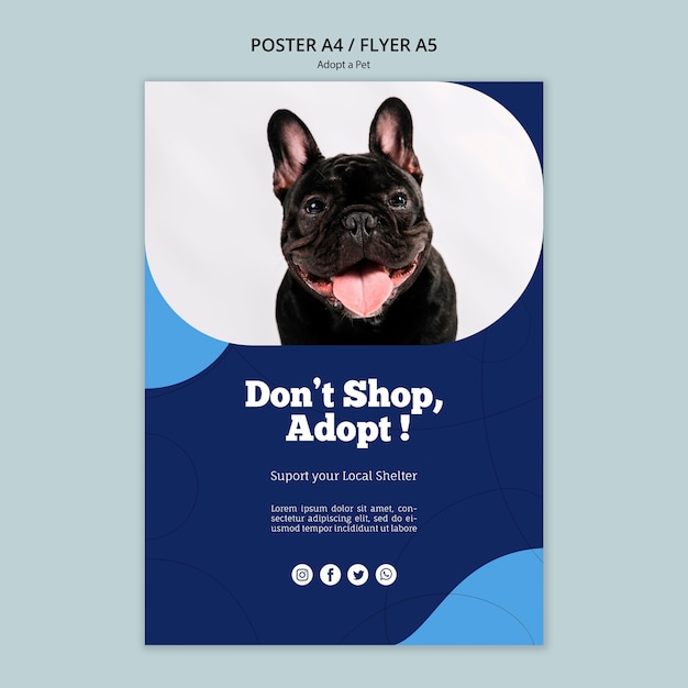 Dog Adoption Flyer Template